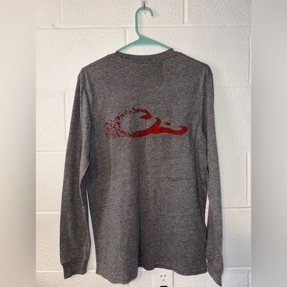 Drake Waterfowl Duck Logo Long Sleeve T-Shirt - Picture 3 of 5